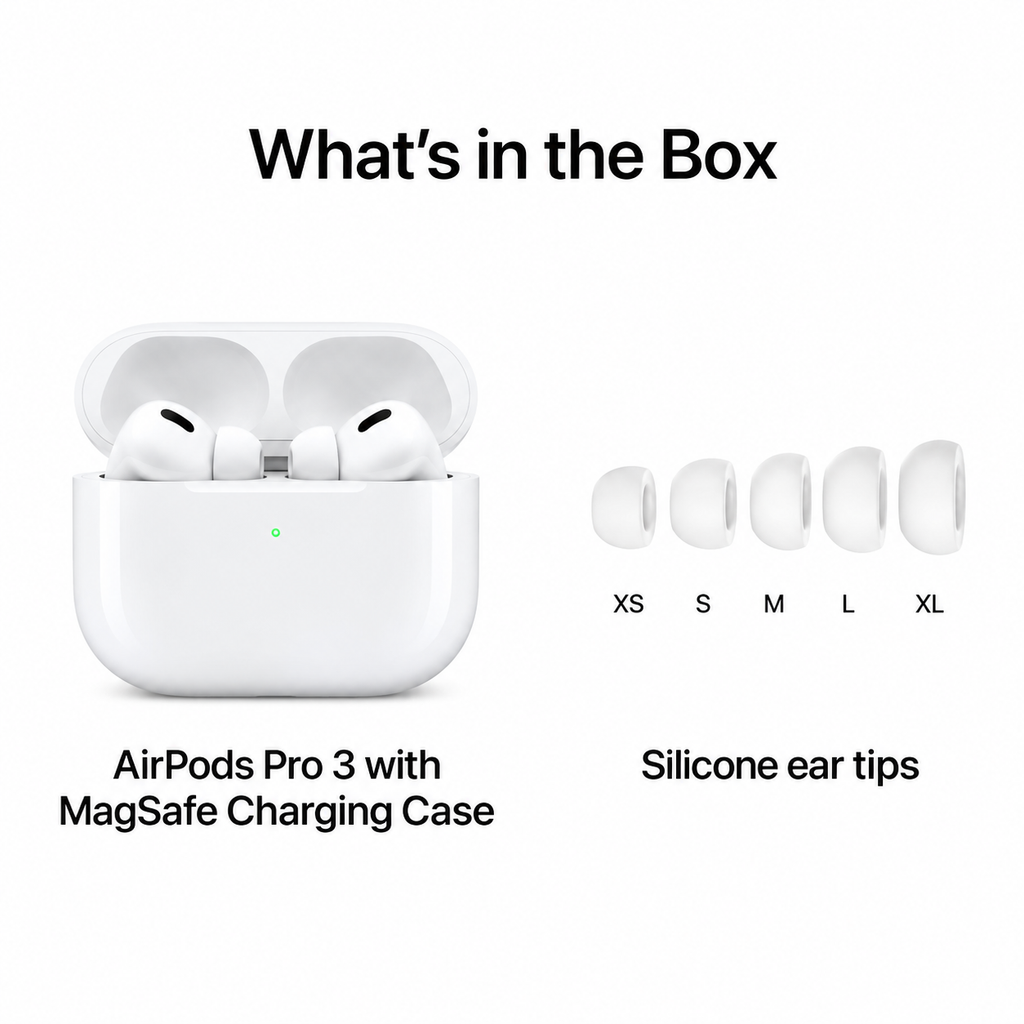 AirPods Pro 3 – Premium Wireless Earbuds | ANC | Powerful Bass