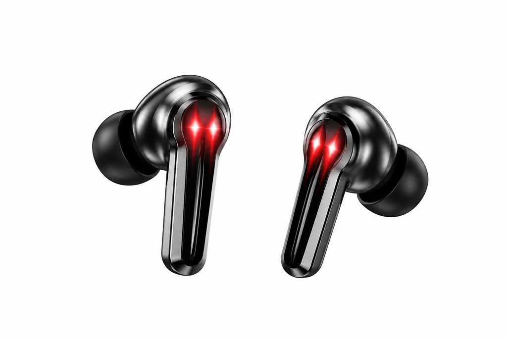 M28 Gaming Earbuds Bluetooth 5.3 TWS Wireless Earbuds with LED Display & RGB Lights