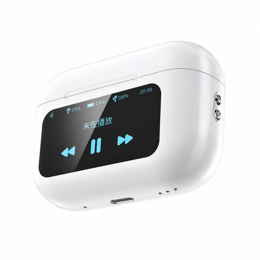 A9 PRO DISPLAYED EARBUDS (premium quality and high sound)+ANC/ENC