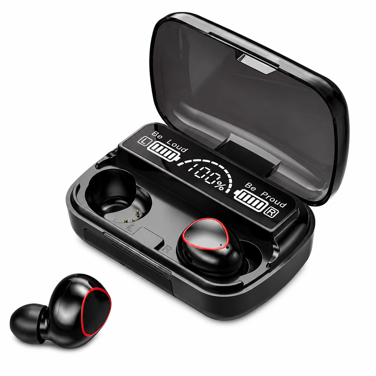 M10 TWS Wireless Earbuds with LED Display & Power Bank Charging Case | Bluetooth 5.3