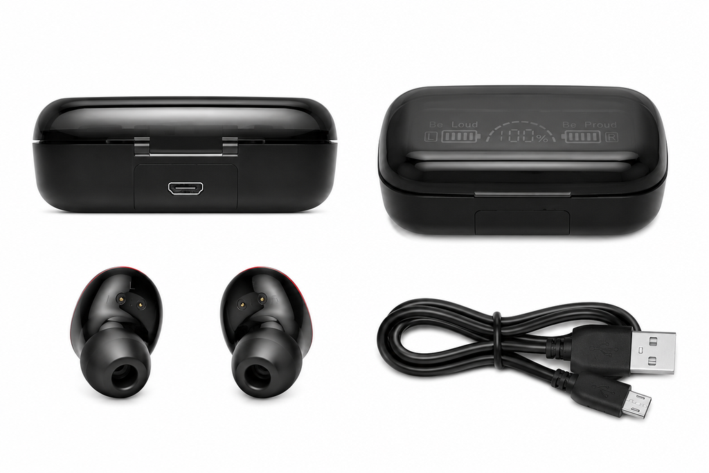M10 TWS Wireless Earbuds with LED Display & Power Bank Charging Case | Bluetooth 5.3